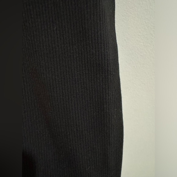 Naked Wardrobe Black Snatched High Waist Ribbed Joggers - Size Small - Picture 5 of 5